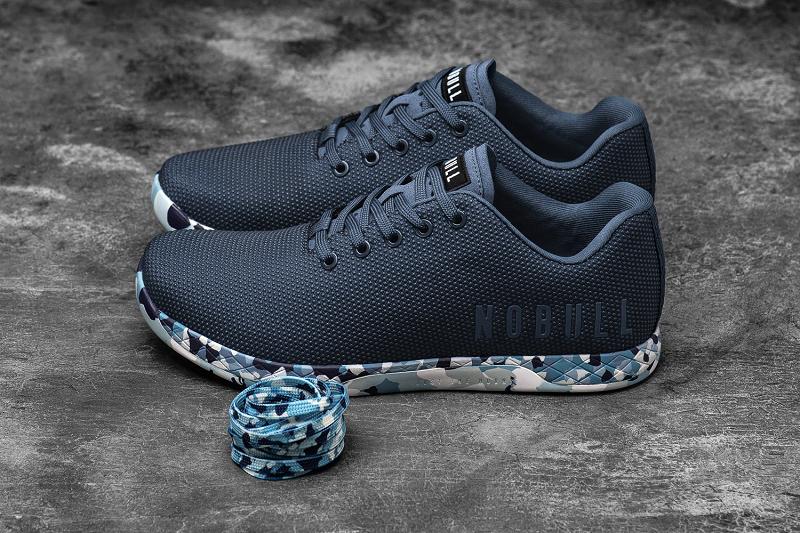 Nobull Wild Ocean Men's Trainers Navy | USA O1315K